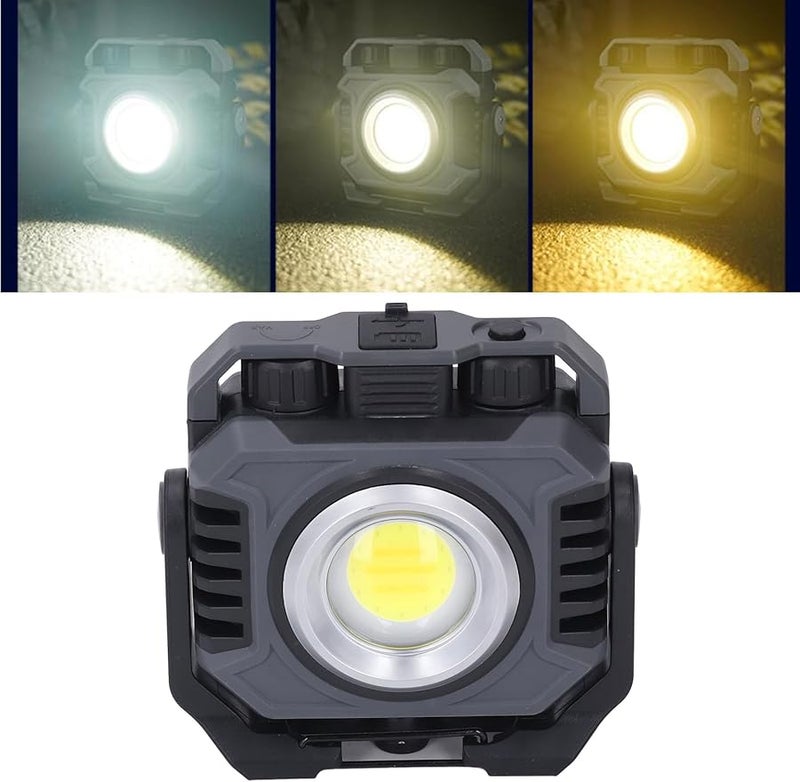 Magnetic Rechargeable LED COB Work Light 5000mAh Stepless Dimmable For Car Repair Camping - Image 5