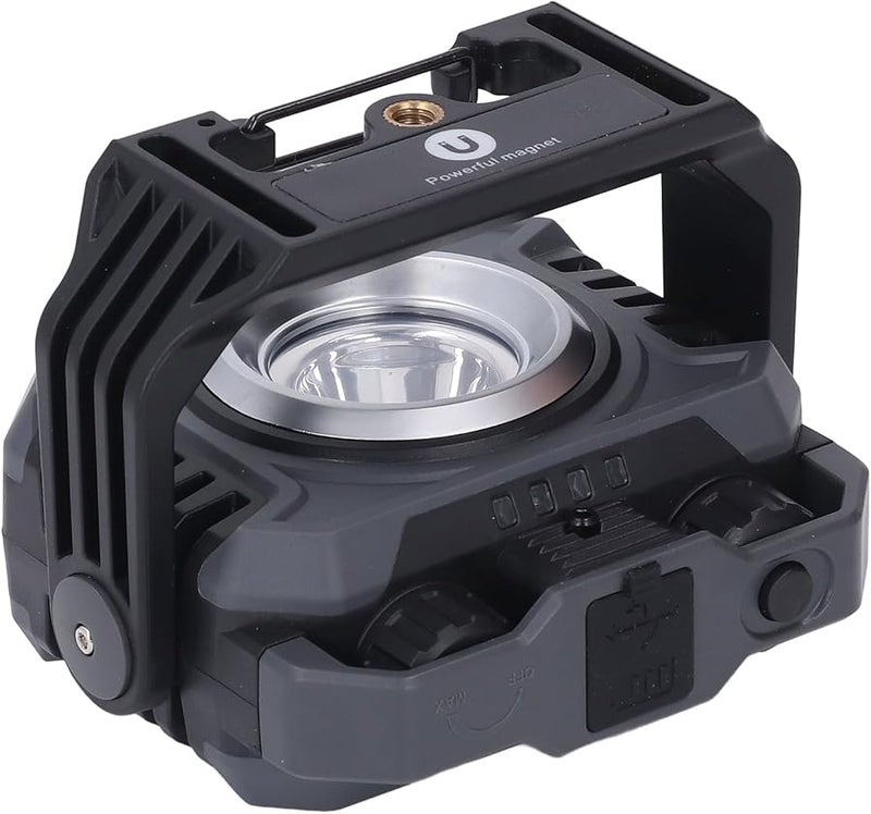 Magnetic Rechargeable LED COB Work Light 5000mAh Stepless Dimmable For Car Repair Camping - Image 3