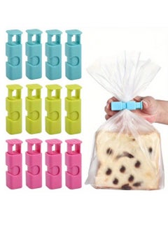 Generic A Set Of Food Bag Sealing Clips, 12 Pieces, Multi-Colored  - Image 1