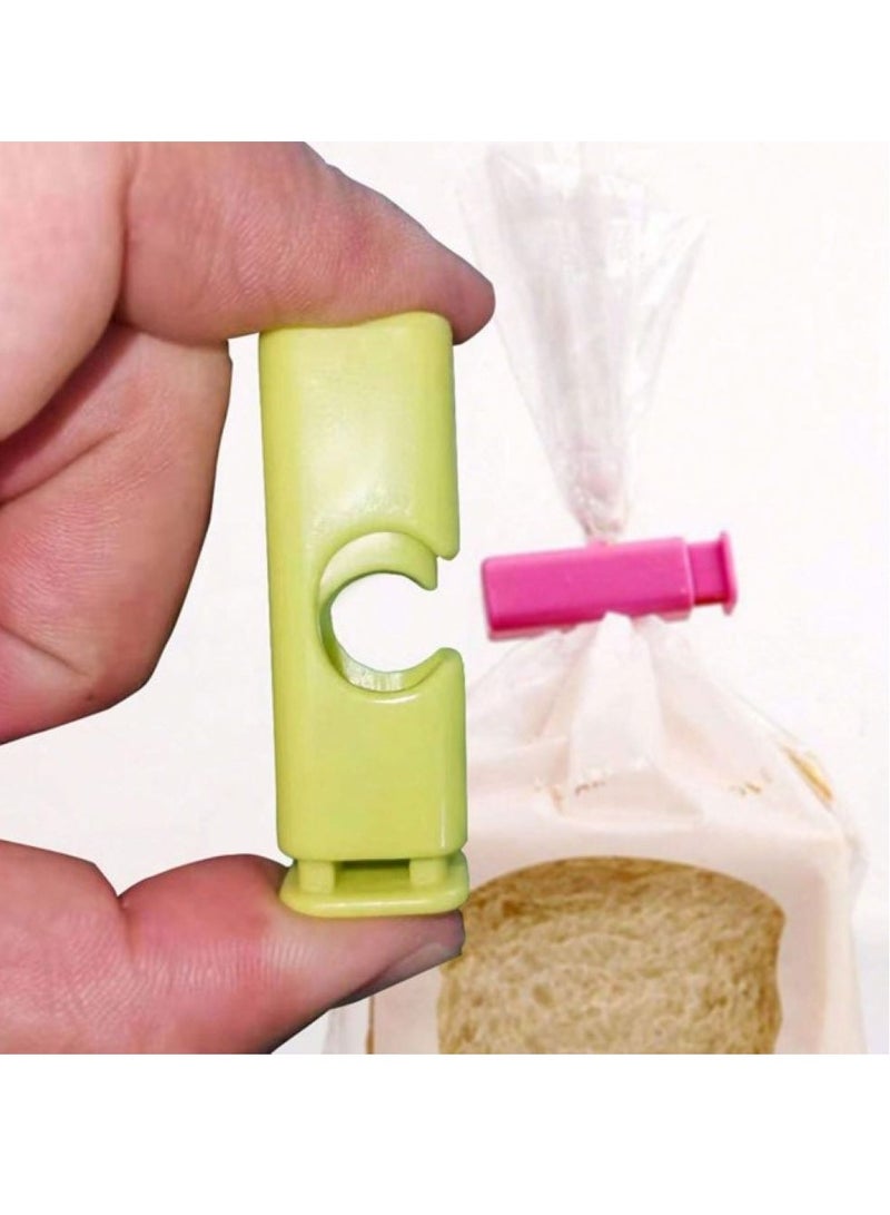 A Set Of Food Bag Sealing Clips, 12 Pieces, Multi-Colored  - Image 5