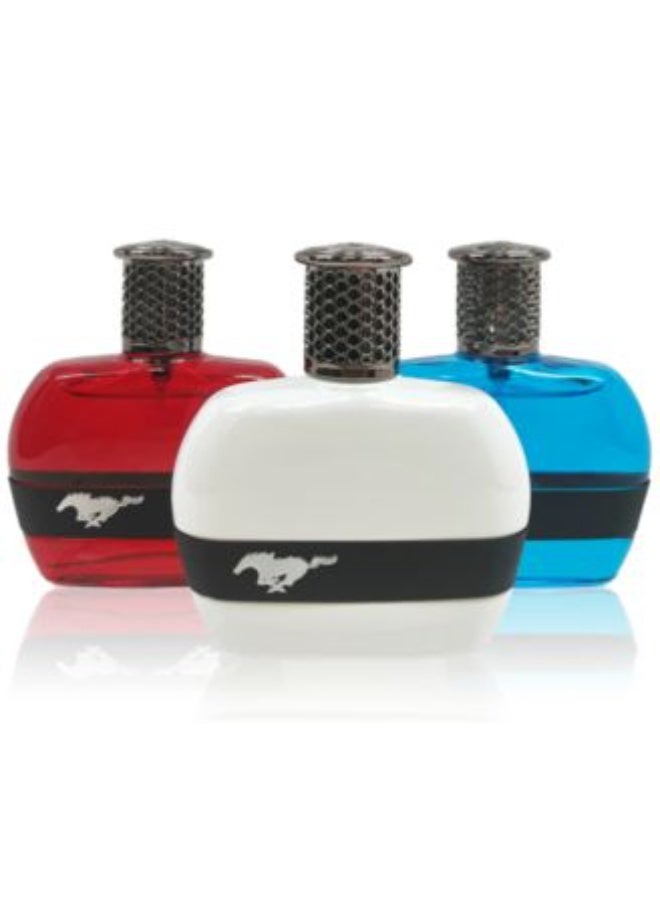 فورد موستانج مجموعة فورد موستانج 3 قطع 30 مل (أحمر، أبيض، أزرق) - Image 2