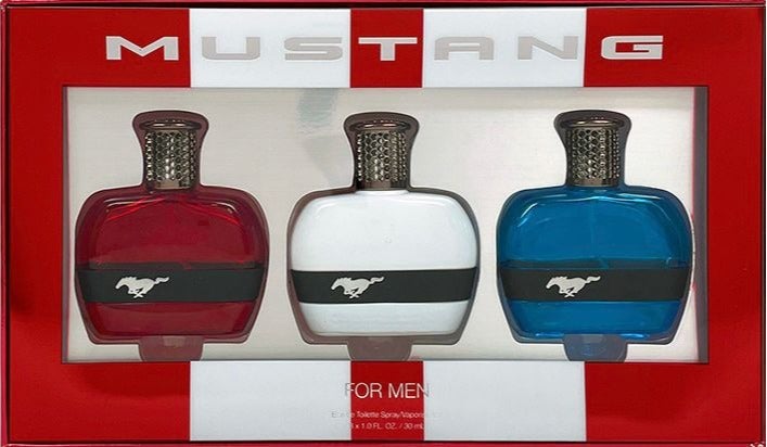 فورد موستانج مجموعة فورد موستانج 3 قطع 30 مل (أحمر، أبيض، أزرق) - Image 1