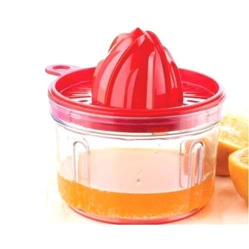 Black Olive Manual Citrus Juicer With Container - Manual & Hand Squeezer For Orange, Lemon Juicer - BPA-Free & Easy To Clean - Travel-Friendly & For Kitchen, Home & Daily Uses (Multi-color, Set of 1) - Image 2