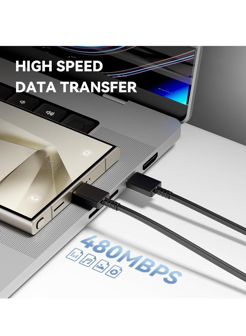 JAJEEK Super Fast Samsung Charger – USB-C Plug & 6 Feet Cable, Wall Charger for Samsung Galaxy S24 Ultra, S24, S24+, S23, S22, S21, A Series, and More - Image 3