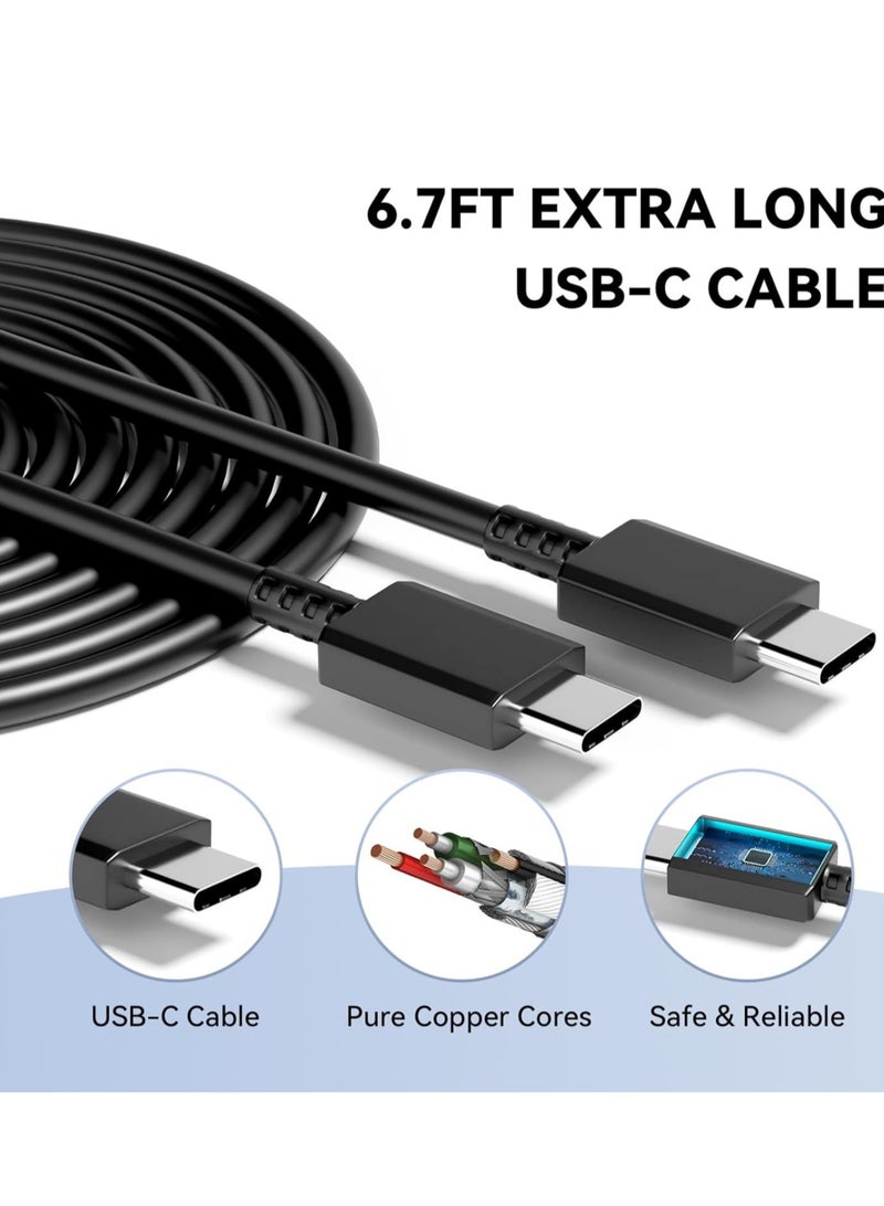 JAJEEK Super Fast Samsung Charger – USB-C Plug & 6 Feet Cable, Wall Charger for Samsung Galaxy S24 Ultra, S24, S24+, S23, S22, S21, A Series, and More - Image 4