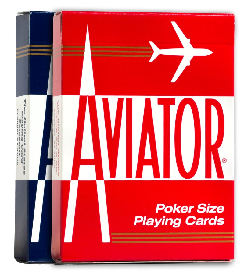 Aviator Playing Cards, 12 Pack, Standard Index Card Decks, Red - Image 2