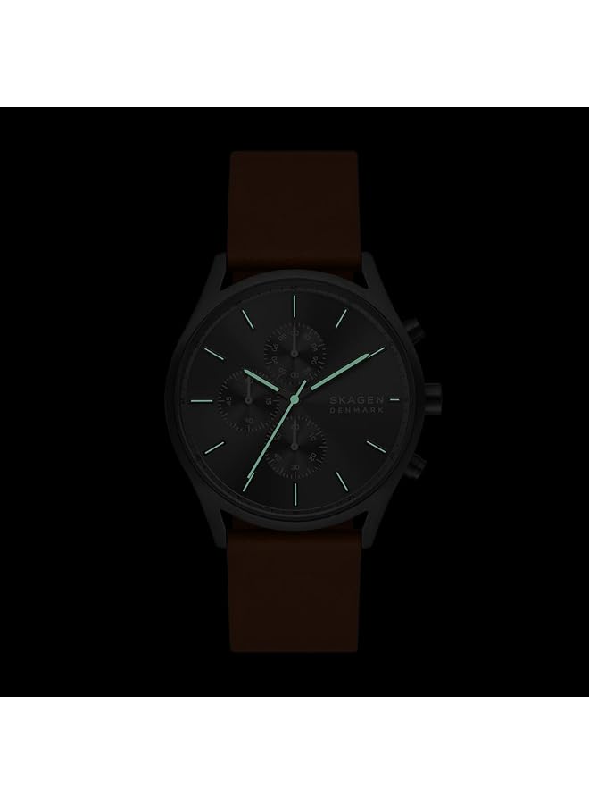 Skagen Holst Men Watch With Stainless Steel Mesh Or Leather Band - Image 5