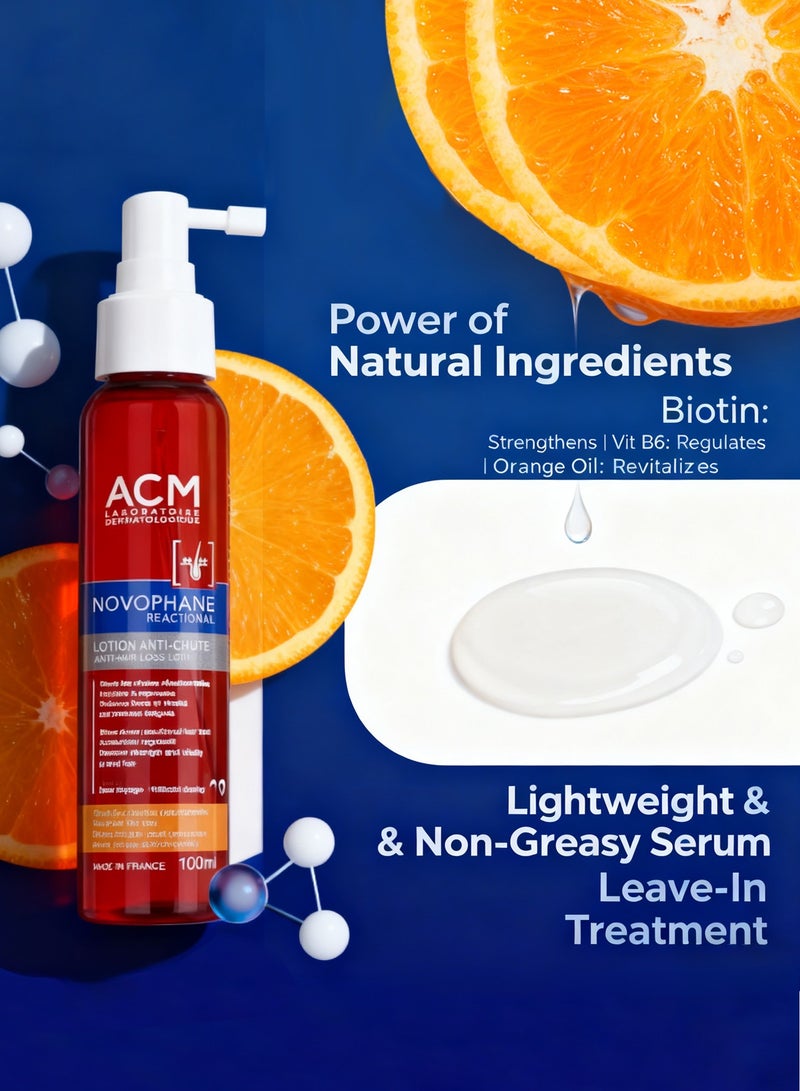 ACM Novophane Anti Hair Loss Lotion,Strengthens Stimulates Hair Growth,Leave-In Scalp Treatment for Thinning Hair,Suitable for Men & Women,100ml - Image 3
