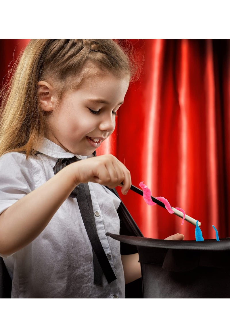 KASTWAVE 50 Pieces Magic Worm Toys Wiggly Twisty Fuzzy Worm Toys Carnival Party Favors, with Invisible String Party Favours for Kids (Multiple colors, Random Colors) - Image 5