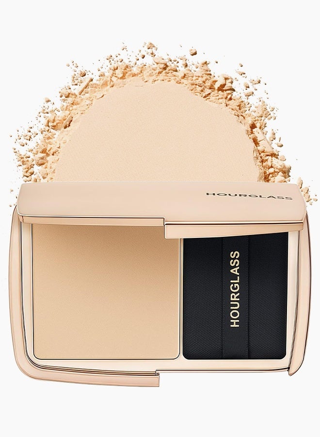 أورجلاس بودرة مضغوطة من أفارغلاس فانِش، بودرة مضغوطة مع مرآة وإسفنجة لتثبيت المكياج وإنهاء الطلة مع تمويه طبيعي، شفافة، خفيفة على الوجه، تتحكم في زيوت البشرة، صيغة نباتية، لمسة نهائية مطفية طويلة الأمد (شفاف متوسط) - Image 1