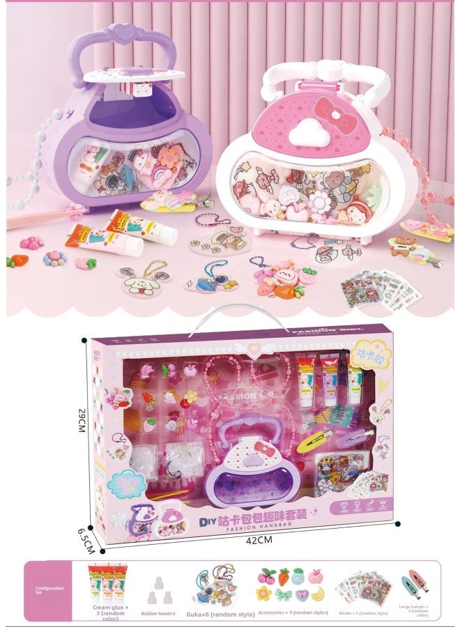 Hand Account Suit Girl Diy Goo Card Sticker Hand Account Book Full Set Of Big Gift Box Primary School Student Gift Training Class Gift 