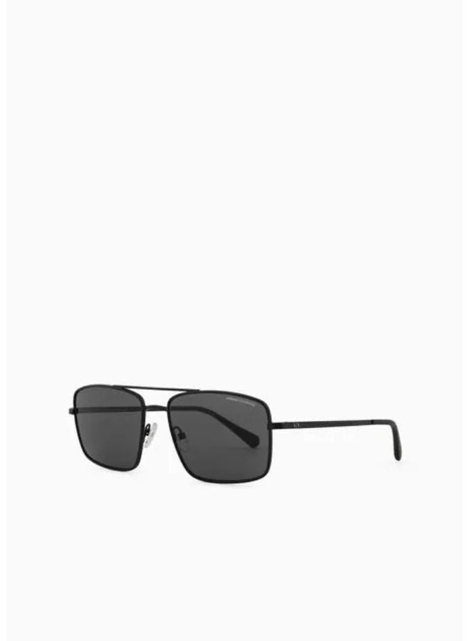 Armani Exchange Full Rimmed Pilot Sunglasses 0AX2054S - Image 1