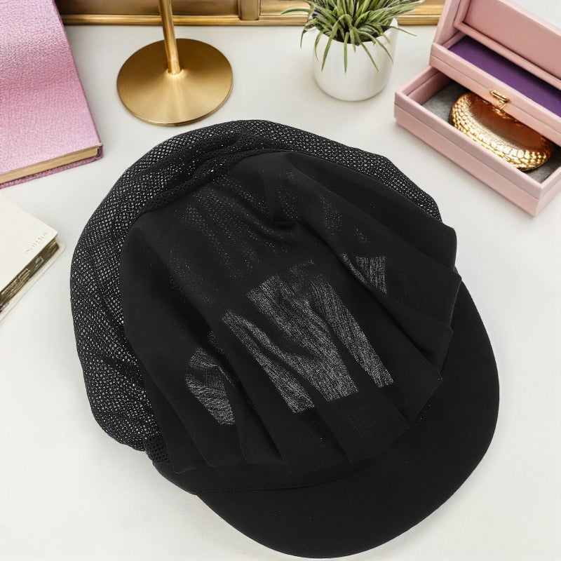 4pcs Chef Hat Adjustable Breathable Mesh Fabric Kitchen Cooking Cap Food Service Hair Nets For Bakers Chefs Men Women - Image 5