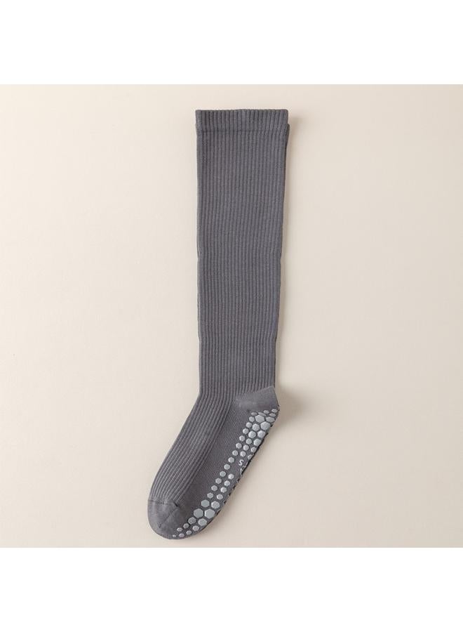Bluejw Color Matching Yoga Calf Socks Professional Non-slip Pilates Pressure Sports Socks Children Spring And Autumn Fitness Dance Stockings - Image 1