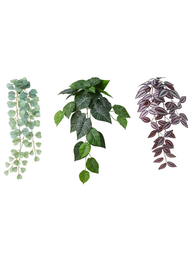 Generic Artificial plant with wall holder, in/outdoor/green/lilac  - Image 1