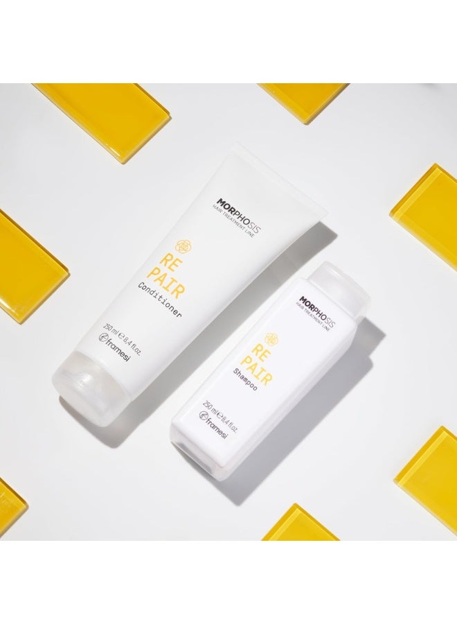 Framesi Morphosis FRAMESI Repair Conditioner 250ML - Deeply Reviving Conditioner with Camellia Oil - Image 2