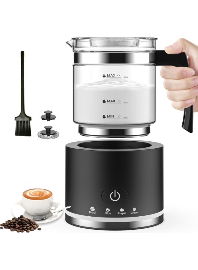 عام **خفاقة حليب كهربائية ساخنة وباردة بقابس بريطاني - صانع رغوة آلي للقهوة واللاتيه والكابتشينو، أداة أساسية مضغوطة للبارستا المنزلي** - Image 1