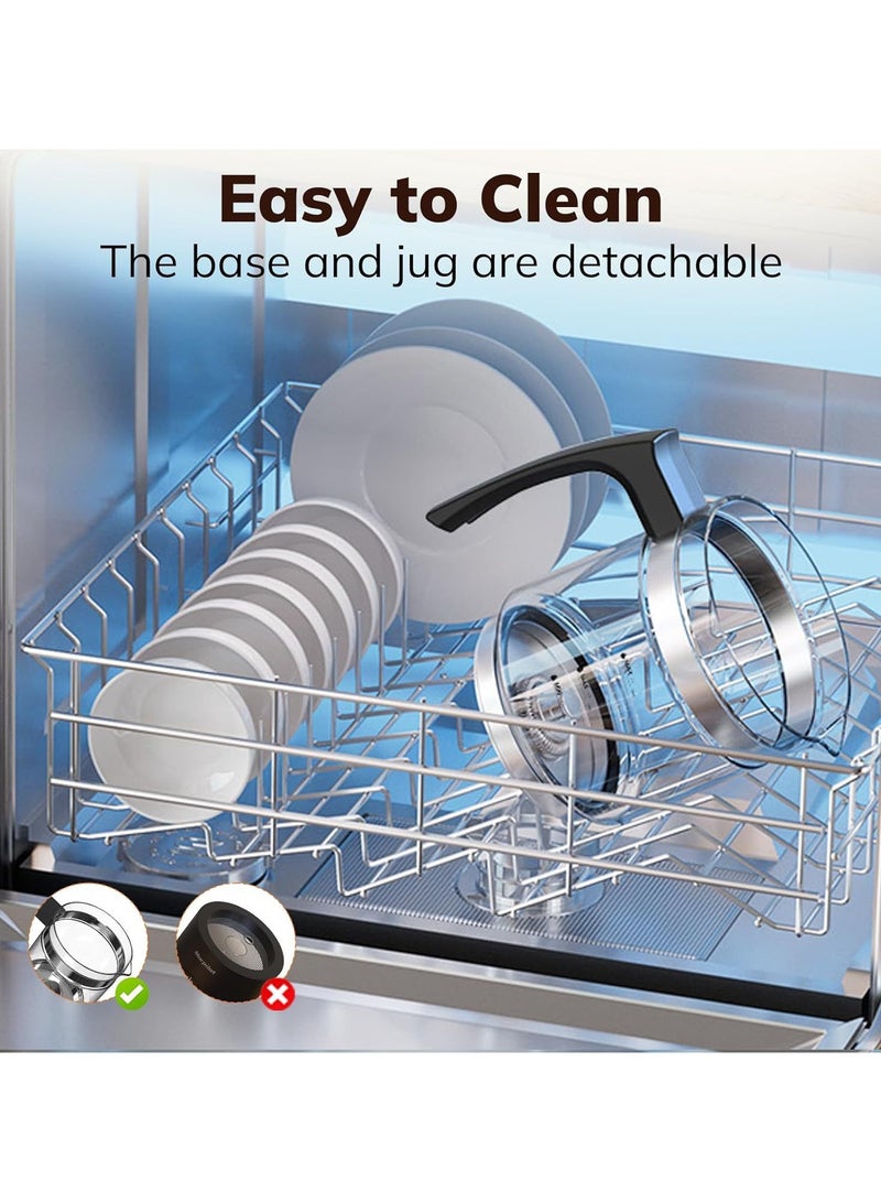 عام **خفاقة حليب كهربائية ساخنة وباردة بقابس بريطاني - صانع رغوة آلي للقهوة واللاتيه والكابتشينو، أداة أساسية مضغوطة للبارستا المنزلي** - Image 5