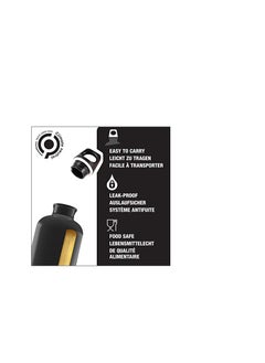 Sigg Traveller Black Water Bottle (1 L), Pollutant-Free And Leak-Proof Metal Bottle, Lightweight And Robust Aluminium Bottle With Screw Cap  - Image 3