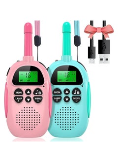 KIIUMI Kids Smart Phone Toys, 2 Pack, Kids Cell Phone Toys for Toddler Learning Play Toy Phone (Pink/Green) ﻿  - Image 1