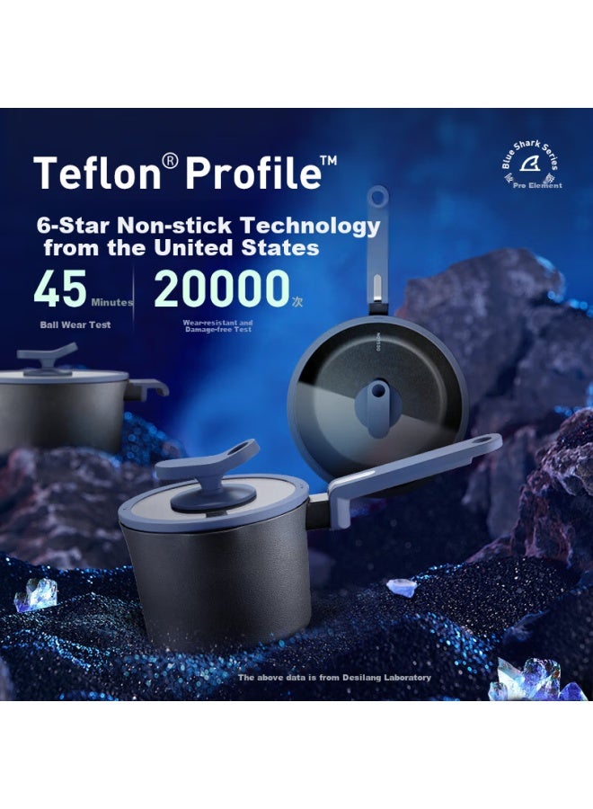 Deslon Blue Shark Pro Non-stick Milk Pot For Baby Food, Suitable For Cooking Milk On Gas Stove And Induction Cooker - Image 4