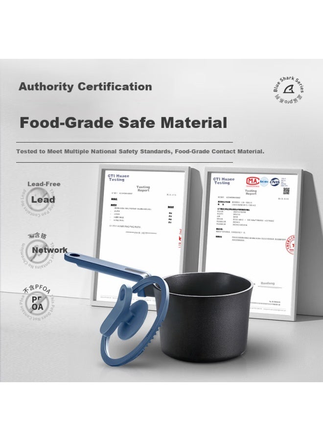 Deslon Blue Shark Pro Non-stick Milk Pot For Baby Food, Suitable For Cooking Milk On Gas Stove And Induction Cooker - Image 5
