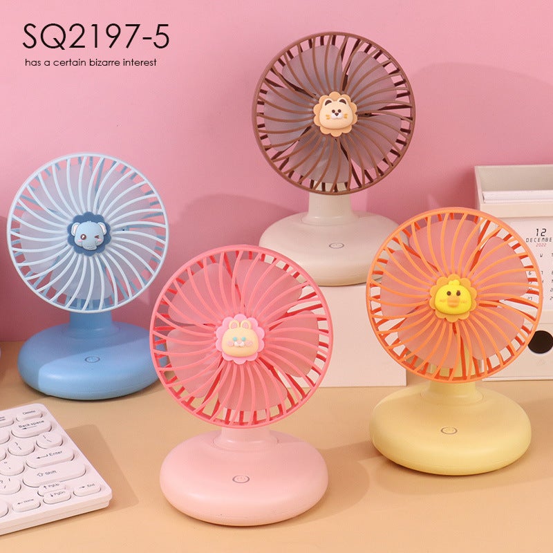 New Desktop Small Fan Mini Portable Usb Fan Home Dormitory Large Wind Gift Factory Delivery - Image 1