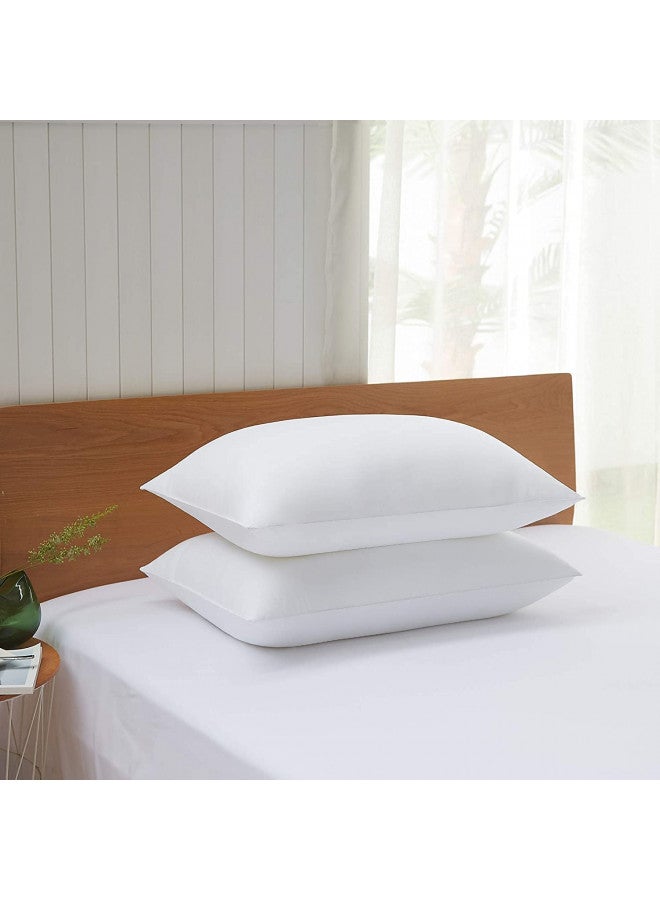 Acanva Basic Bed Pillow Soft Rest Cushion Stuffer for Sleeping, King , White 4 Count - Image 2