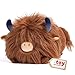 Mewaii Cute Highland Cow Plush Kawaii Plushies Cow Stuffed Animal Highland Cow Toy Pillow Soft Squishy Gifts for Girls 16 Inch - Image 3