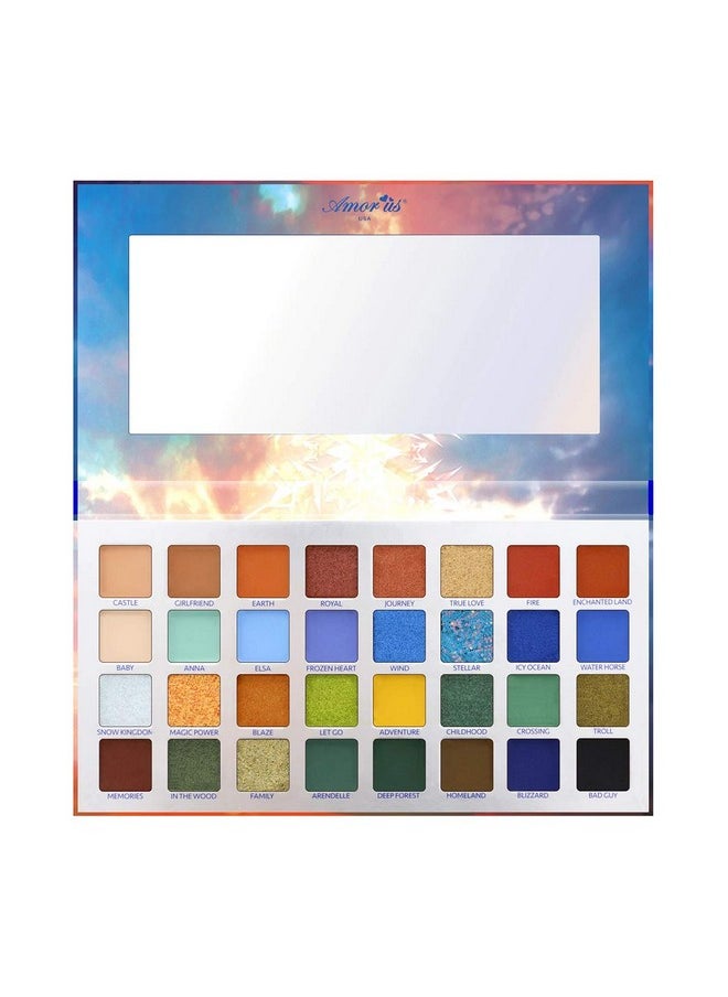Snow Queen Pressed Pigment Palette Eyeshadow Palette Con 32 Pigment