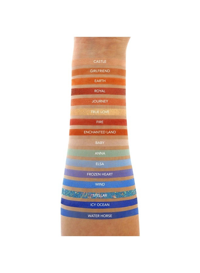 Snow Queen Pressed Pigment Palette Eyeshadow Palette Con 32 Pigment