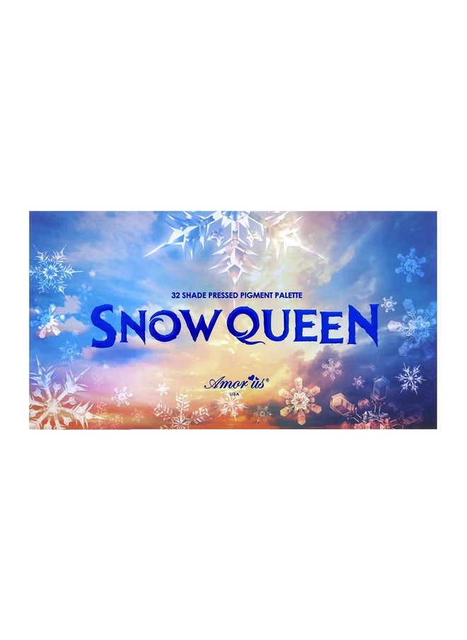 Snow Queen Pressed Pigment Palette Eyeshadow Palette Con 32 Pigment