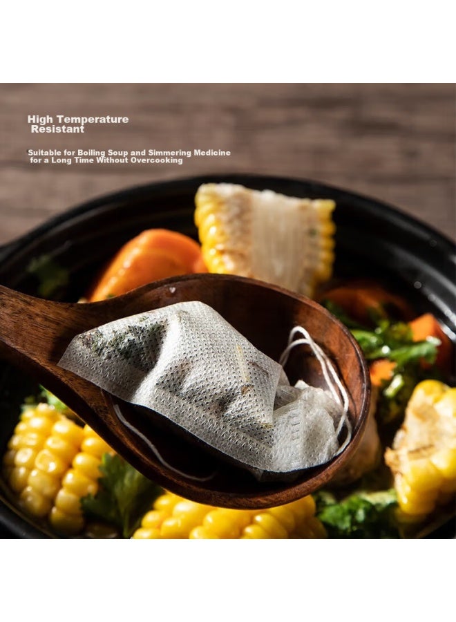 MAX COOK Maxcook Soup Strainer Bags, Chinese Herbal Medicine Seasoning Pouches, Non-woven Disposable Filter Bags, 60 Large Size Mcpj164 - Image 1