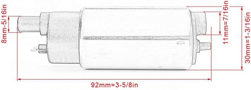 DEMULAX Motorcycle Engine Fuel Pump - Image 2