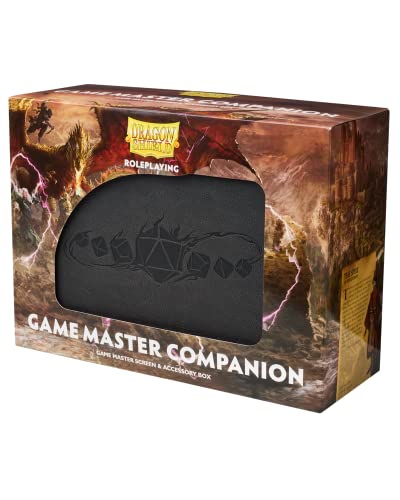 Arcane Tinmen Dragon Shield RPG Game Master Companion Iron Grey Durable Sturdy Screen Accessory Box Dungeon Master Accessory Tabletop RPG TTRPG Dungeons Dragons DND DD AT50010 - Image 1