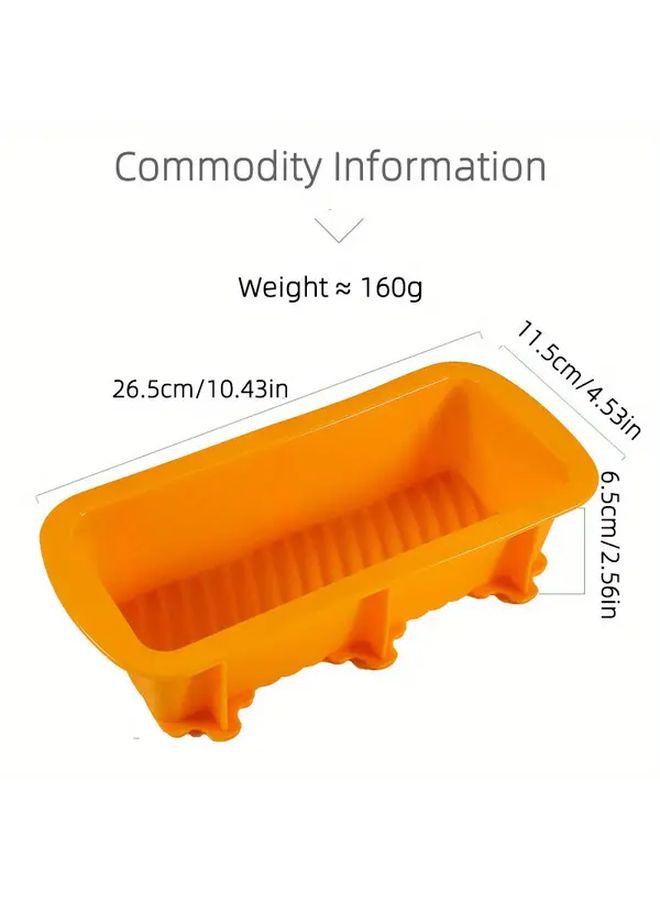 قالب خبز التوست المستطيل من السيليكون الأخضر، سهل الفك، نظيف وقابل لإعادة الاستخدام - Image 3
