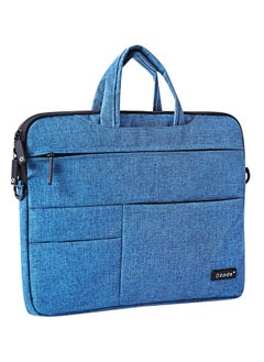 Laptop Sleeve Bag Case Dual Zipper Pocket Carrying Handbag For Hp Acer Dell To Shiba Apple MacBook Air Pro Retina 13.3-Inch-Inch Blue