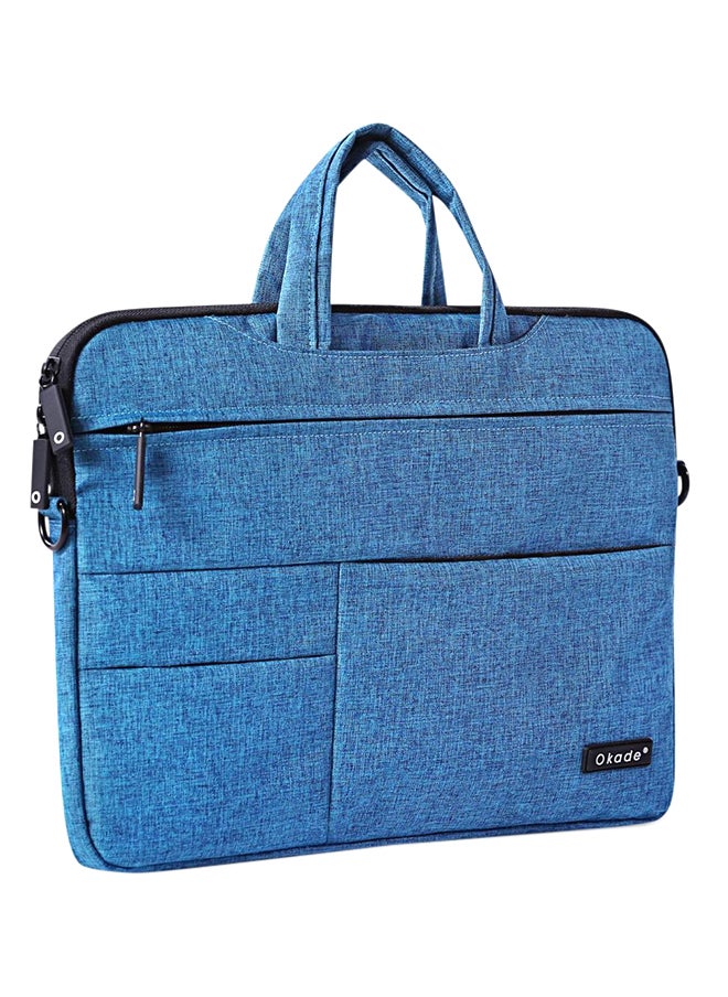 Generic - Laptop Sleeve Bag Case Dual Zipper Pocket Carrying Handbag For Hp Acer Dell To Shiba Apple MacBook Air Pro Retina 13.3-Inch-Inch Blue - Image 1