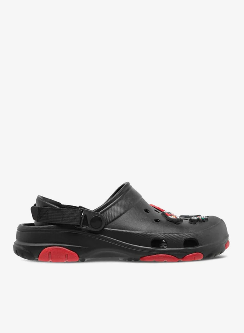 Men's Applique Detail Clogs with Backstrap