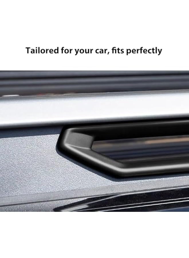 Topleo Jetour T2 Roof rack trim cover, Roof Decorative Overlay, Matte Black 6pcs  - Image 2
