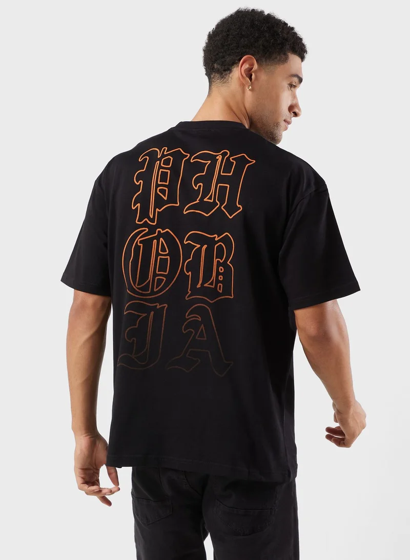 phobia Mouth Printed T-Shirt