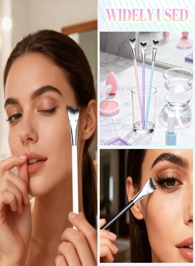 30 قطعة من فرش تنظيف الرموش المنحنية والناعمة، فرشاة شامبو للرموش، فرشاة غسيل الرموش بالجملة، فرشاة تنظيف وصلات الرموش، أداة تنظيف الوجه للاستخدام المنزلي أو في صالونات التجميل، مزيل مكياج وصلات الرموش - Image 5