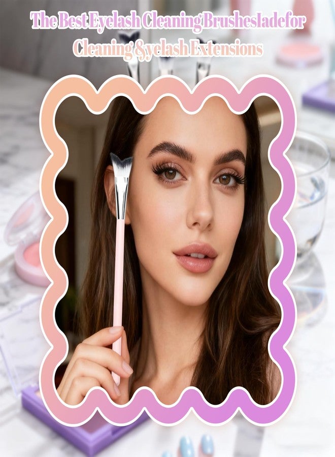 30 قطعة من فرش تنظيف الرموش المنحنية والناعمة، فرشاة شامبو للرموش، فرشاة غسيل الرموش بالجملة، فرشاة تنظيف وصلات الرموش، أداة تنظيف الوجه للاستخدام المنزلي أو في صالونات التجميل، مزيل مكياج وصلات الرموش - Image 4