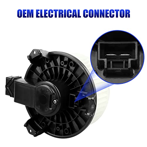LCWRGS Front AC Blower Motor with Fan Fits for 2007-2017 Honda CRV Accord Ford Edge Pilot Mazda CX9 Dodge Avenger Ram 1500 2500 3500 Jeep Compass Patriot HVAC Heater Blower Motor 700203 - Image 4