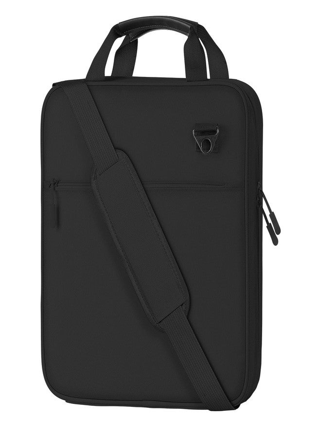 MoKo Zipper Binder, 3 Inch 3 Ring Binder with Zipper,700 Sheets Capacity Zipper Binder with Shoulder Strap & Handle,Multi-Pocket Zipper Binder Organizer for Middle School, Black - Image 1