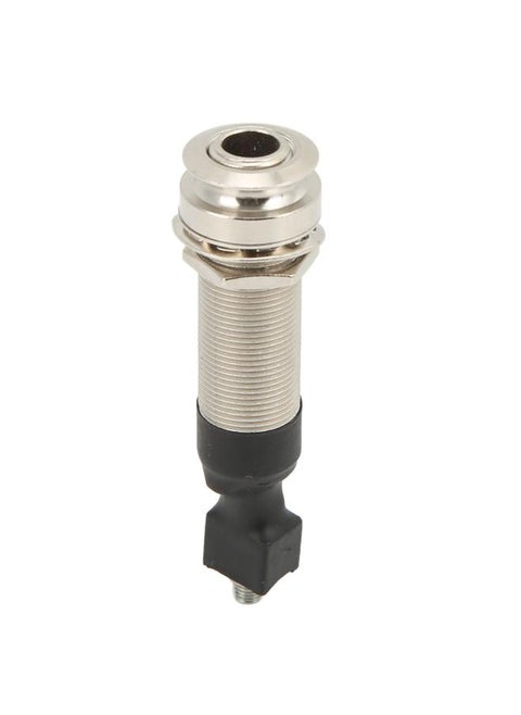 2.5mm Input 1/4in Output End Pin Jack Guitar Pickup Sound Hole Metal Adapter Replacement