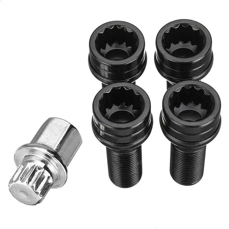 M14x1 25 M12x1 5 Wheel Locking Lug Nuts Compatible with MINI R50 X3 X6 4pcs Steel Alloy Fasteners - Image 3