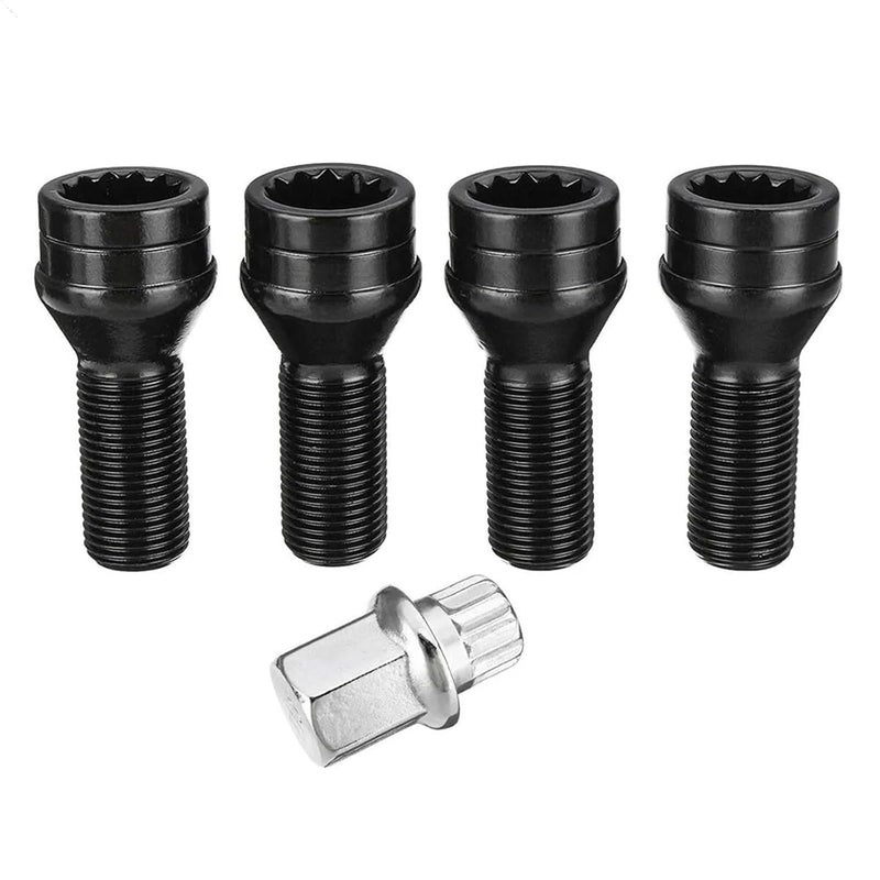 M14x1 25 M12x1 5 Wheel Locking Lug Nuts Compatible with MINI R50 X3 X6 4pcs Steel Alloy Fasteners - Image 2