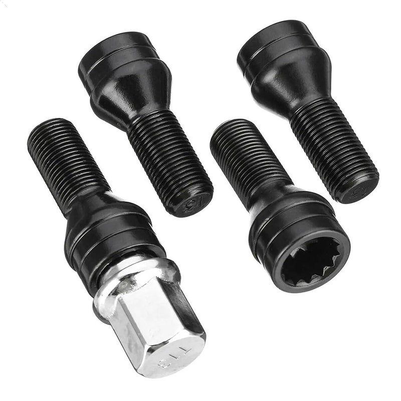 M14x1 25 M12x1 5 Wheel Locking Lug Nuts Compatible with MINI R50 X3 X6 4pcs Steel Alloy Fasteners - Image 4