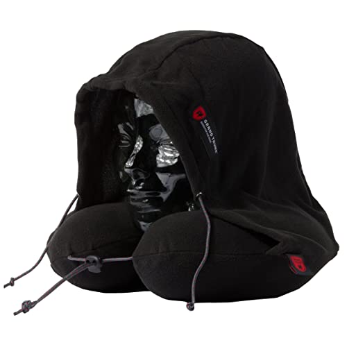 Grand Trunk Hooded Travel Pillow: 360 Neck and Head Support, High-Grade Memory Foam, Adjustable Light-Blocking Hood, Carry Bag Included - Perfect for Car or Airplane Sleeping - Image 1